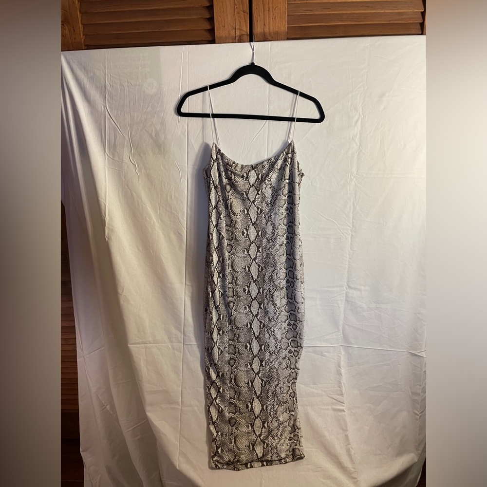 Cotton SnakeSkin Dress
